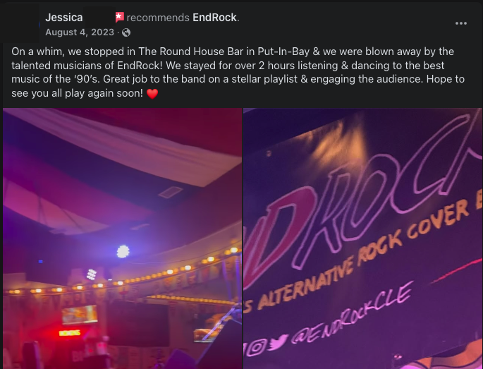 Review from Facebook