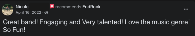 Review from Instagram